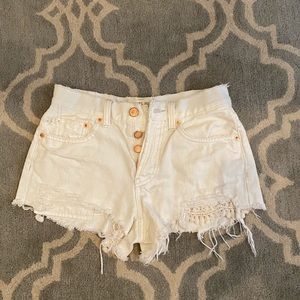 Free people white high wasted!